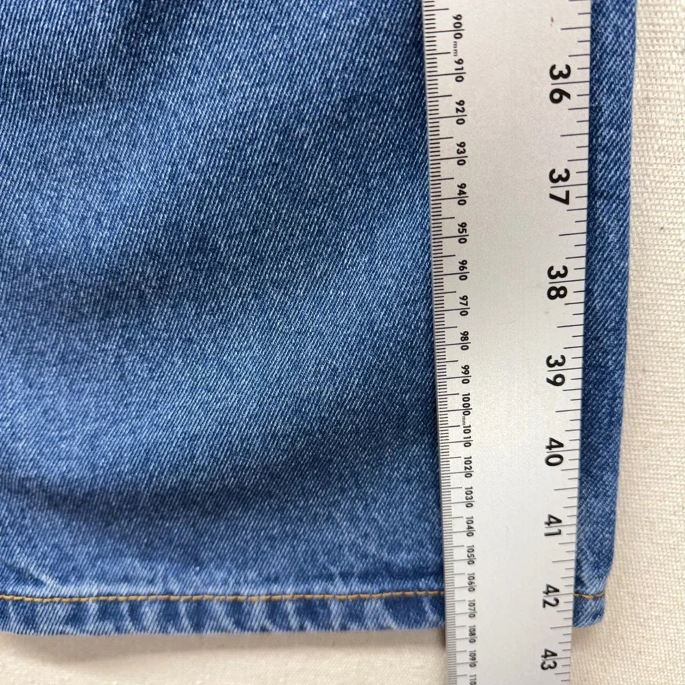 Mountain and Wave Mens Carpenter Jeans Medium Wash Blue Denim 34x32‎ 3877TS